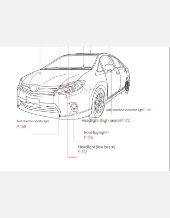toyota sai 2011 2012 2013 owners manual in english